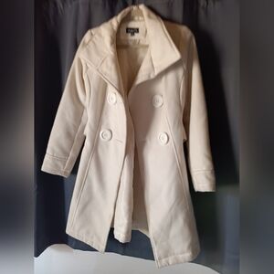 Cream Pea Coat